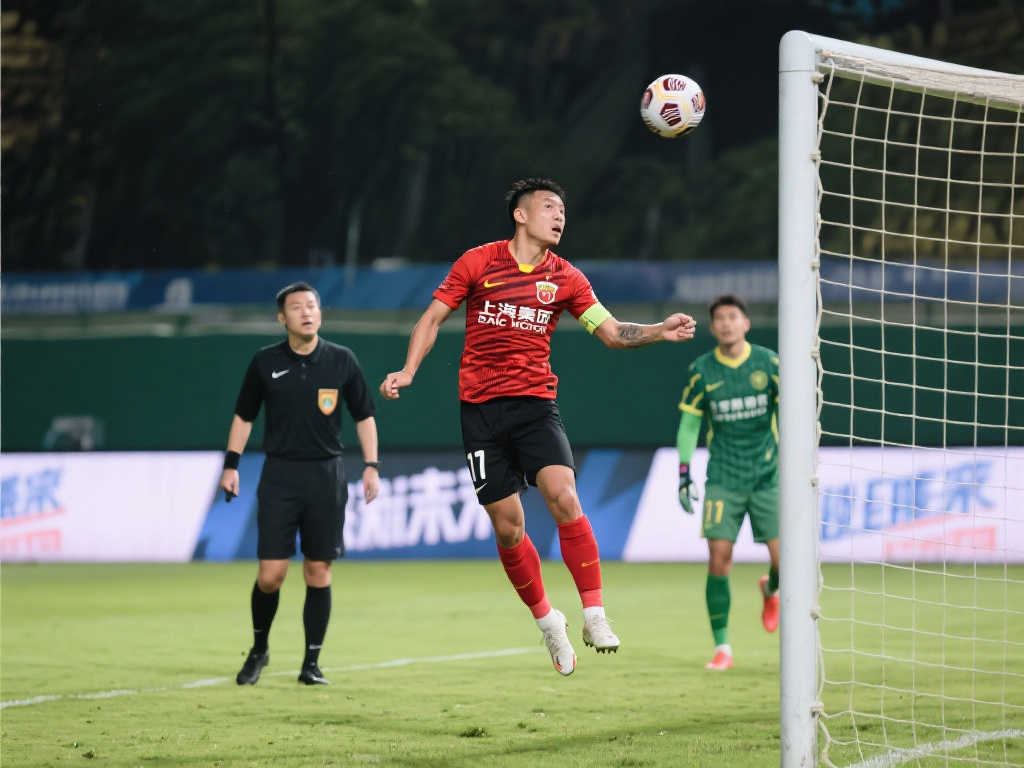 【中超】刘若钒建功于汉超力挽狂澜 海港与申花1-1握手言和